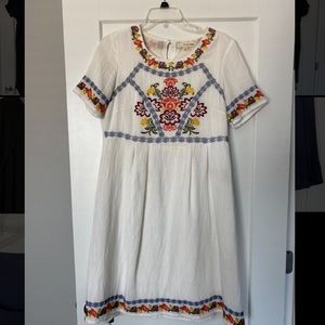 Embroidered dress